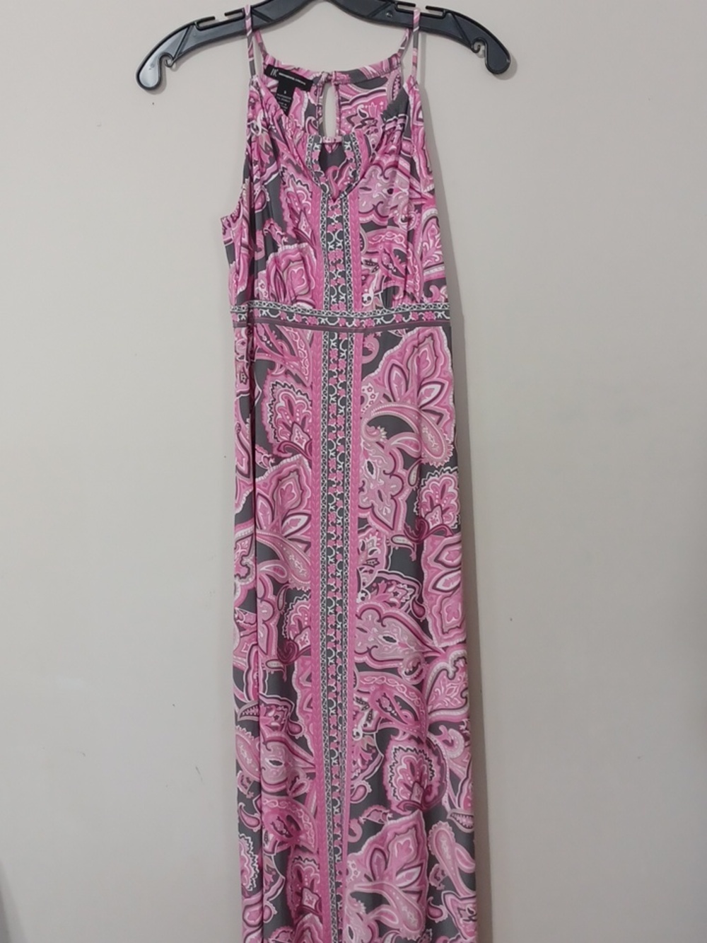 INC International Concepts Pink Paisley Maxi Summer Dress. New With Tags. Size S